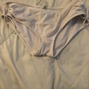 White swimsuit bottoms